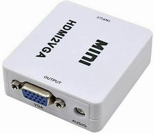 PowerPlus Μετατροπέας HDMI female σε 3.5mm / VGA female Λευκό (PS-M630)
