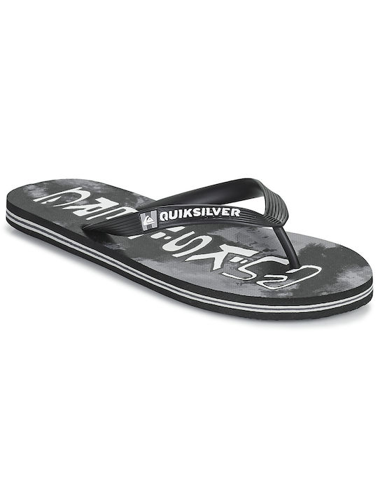 Quiksilver Molokai Acid Drop Flip Flops σε Μαύρο Χρώμα