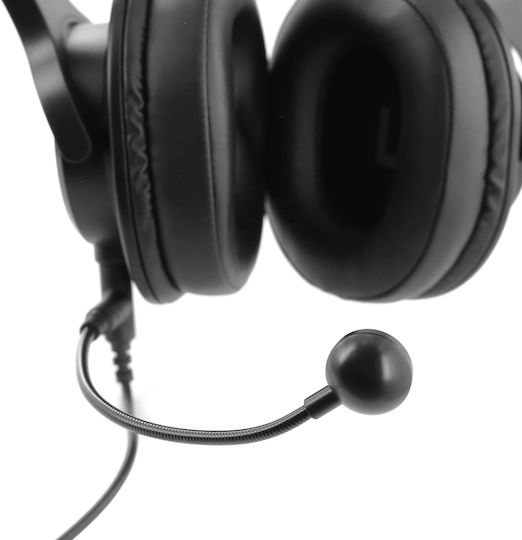 Plugger DJH40M Надушници Мултимедийни слушалки с микрофон и връзка 3,5 мм жак в Черен цвят