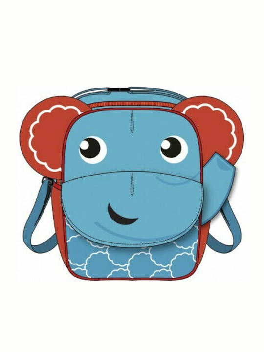 Fisher Price Elephant 28cm School Bag Backpack Kindergarten in Light Blue color 6lt