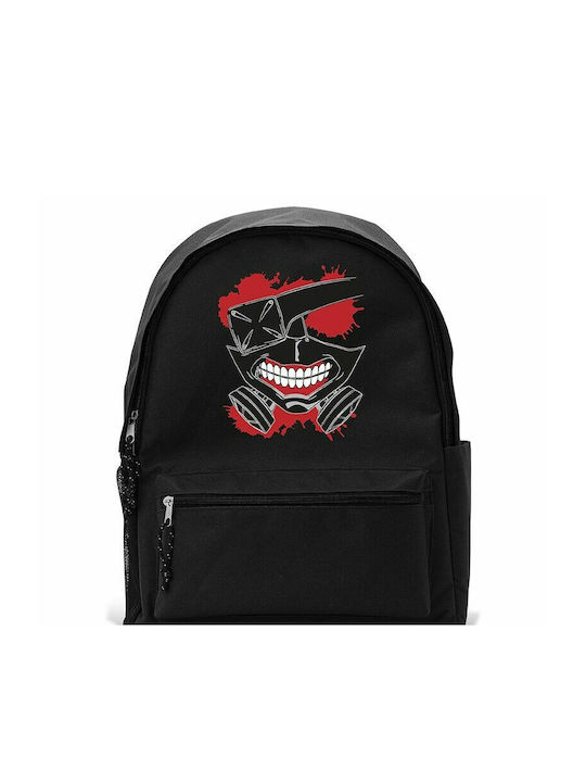 Abysse Tokyo Ghoul Mask Black Bag Backpack Black 18Liters Abysse Tokyo Ghoul Mask Black Bag Backpack Black 18Liters
