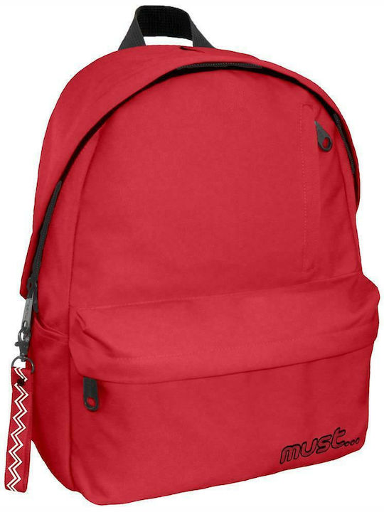 Must Glamour School Bag Backpack Junior High-High School in Red color