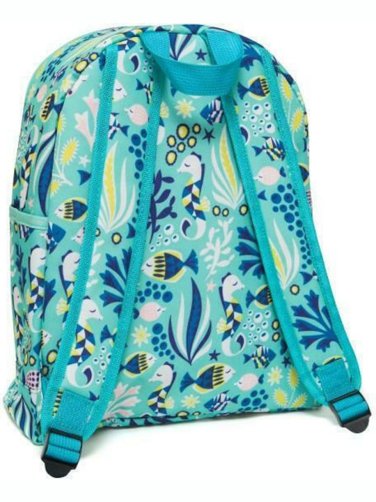 Petit Monkey Sea Jade Blue Schulranzen Rucksack Kindergarten Blau mit Flaschenhalter