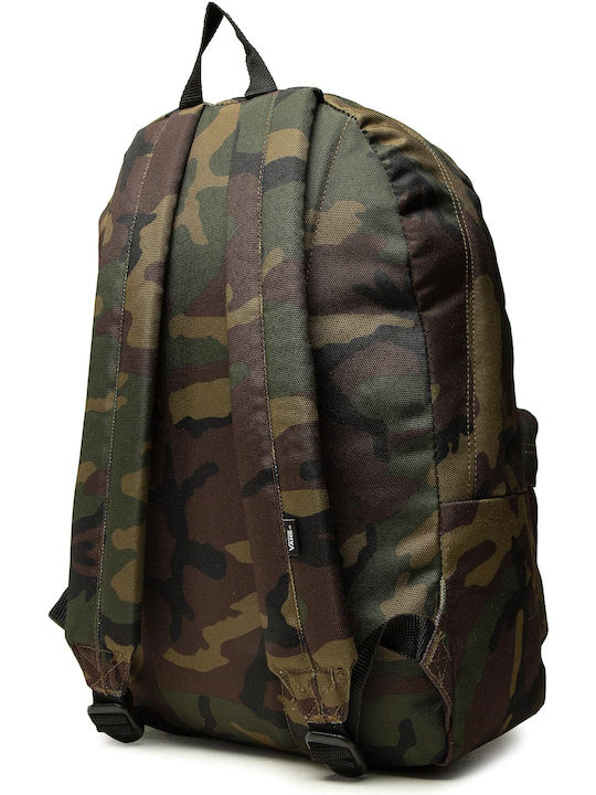 Vans Old Skool IIII Classic Camo Σχολική Τσάντα Πλάτης Γυμνασίου - Λυκείου Πολύχρωμη με Θήκη για Παγούρι 22lt