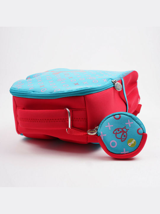 Oops All I Need XL Ladybug Ученическа Раница За Детска градина Тюркоазена