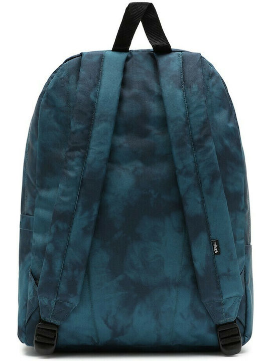 Vans Old Skool IIII Blue Coral/Tie School Bag Backpack Junior High-High School in Blue color