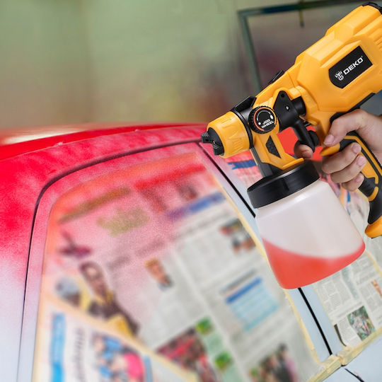 Deko Electric Paint Spray Gun 550W with 0.8lt Container