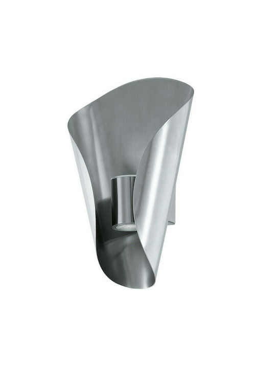 Eglo Bosaro Modern Lumină de Perete cu LED Integrat și Lumină Alb Cald Argintiu 17x17cm