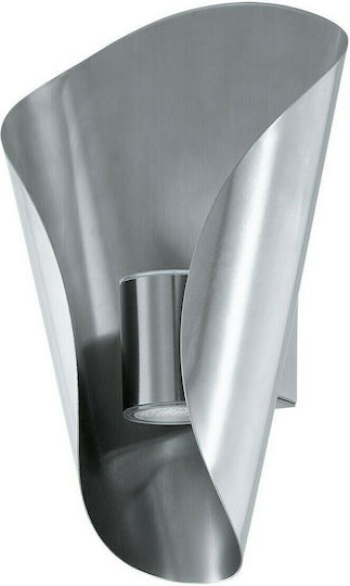 Eglo Bosaro Modern Lamp Wall with Integrated LED and Warm White Light Silver 17x17cm