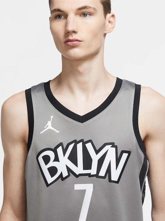 Kevin Durant Brooklyn Nets Statement Edition 2020 Ανδρική Φανέλα Εμφάνισης Μπάσκετ