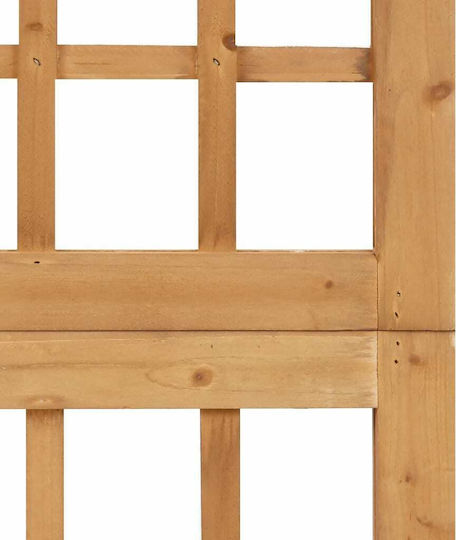 vidaXL Декоративен Параван Дървен 121x180.5см
