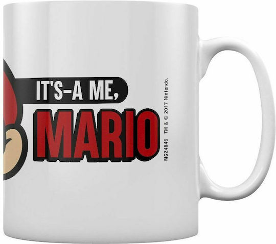 Pyramid International Nintendo Super Mario - It's-A Me Mario Mug Ceramic White