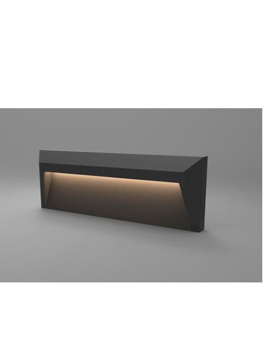 Geyer Стенен Външен Плафон LED IP54 1.6W с Топло бяло Светлина 80εκ.