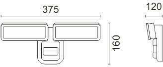 Spot Light Πλαφονιέρα LED 27W 6000K 37.5x12x16εκ. Spot Light Πλαφονιέρα LED 27W 6000K 37.5x12x16εκ.