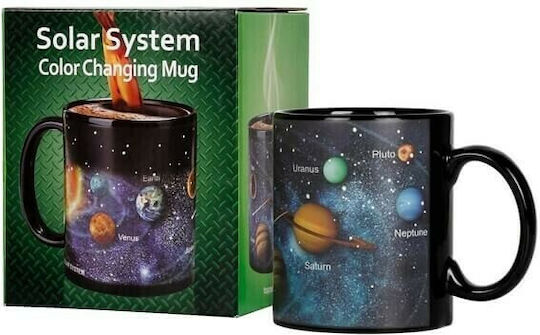 I-Total Solar System Wärmeempfindliche Keramiktasse Blau 325ml
