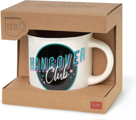 Legami Milano Hangover Κούπα από Πορσελάνη Μπεζ 350ml Legami Milano Hangover Κούπα από Πορσελάνη Μπεζ 350ml