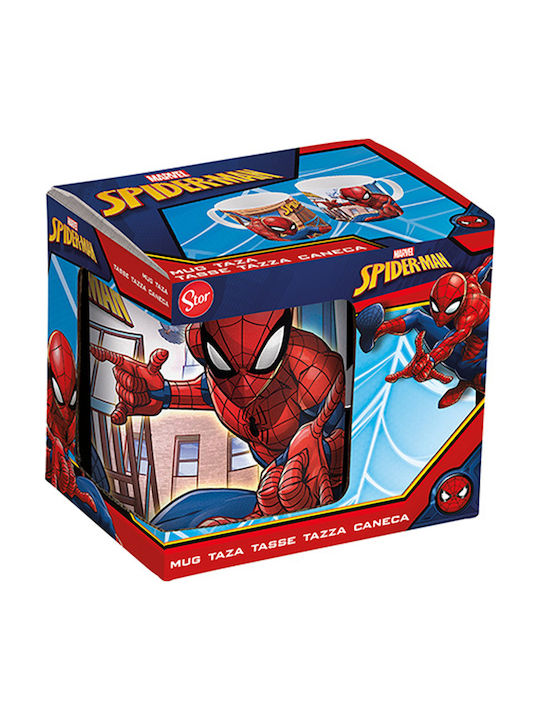 Stor Spiderman Ceramic Cup Multicolour 325ml