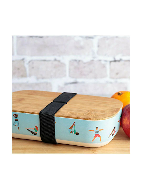 Typhoon Bamboo Lunch Box Multicolour 22x11cm