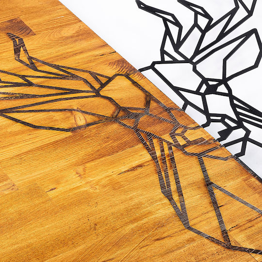 HomeMarkt από Ξύλο Deer 56x3x58cm HomeMarkt από Ξύλο Deer 56x3x58cm