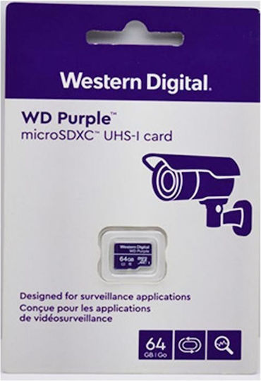 Lila microSDXC 64GB U1 UHS-I 80MB/s