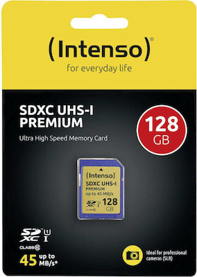 Intenso Premium SDXC 128GB Class 10 U1 UHS-I