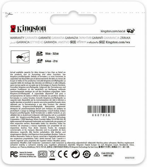 Kingston Canvas Go Plus SDXC 512GB U3 V30 UHS-I 170MB/s