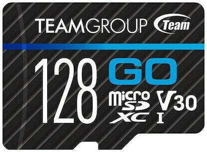 TeamGroup GO Card Micro microSDXC 128GB U3 V30 UHS-I mit Adapter