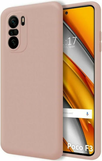 Matt Back Cover Σιλικόνης 1.2mm Ροζ (Poco F3 / Mi 11i)
