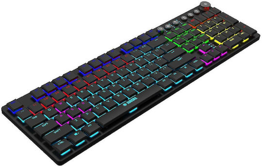 iBox Aurora K6 Wireless Gaming Mechanical Keyboard with KRGD Red switches and RGB lighting (English US)