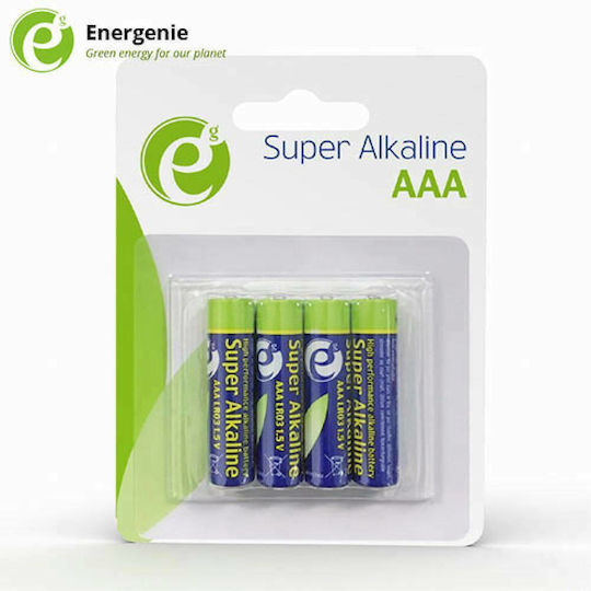 Energenie Super Αλκαλικές Μπαταρίες AAA 1.5V 4τμχ