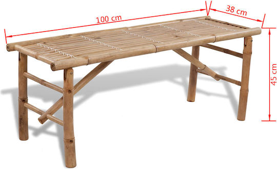 Garten- und Outdoor-Möbelsets Typsatz Speisesaal 3 Stück Bambus