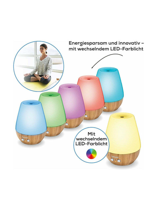 Beurer Ultraschall Aromatherapie-Diffusor LA 40 mit Timer Weiß 12W 60626