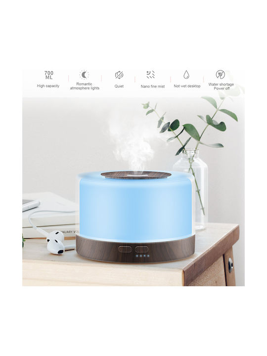 Led Aromatherapy Diffuser with Remote Control White 500ml NS12156