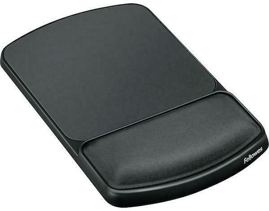 Fellowes Gel Mouse Pad (157.2mm) με Στήριξη Καρπού Μαύρο 91741