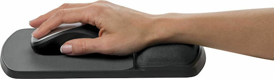 Fellowes Gel Mouse Pad (157.2mm) με Στήριξη Καρπού Μαύρο 91741