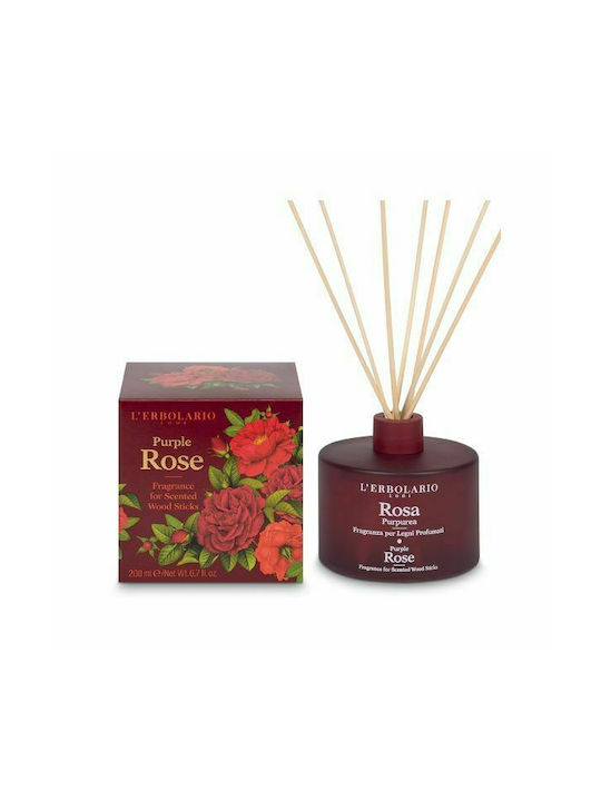 L' Erbolario Diffuser mit Duft Rosa purpurea 200ml
