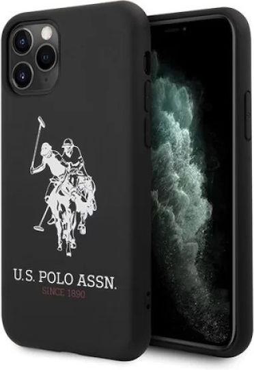 U.S. Polo Assn. Big Horse Back Cover Σιλικόνης Μαύρο (iPhone 11 Pro Max)