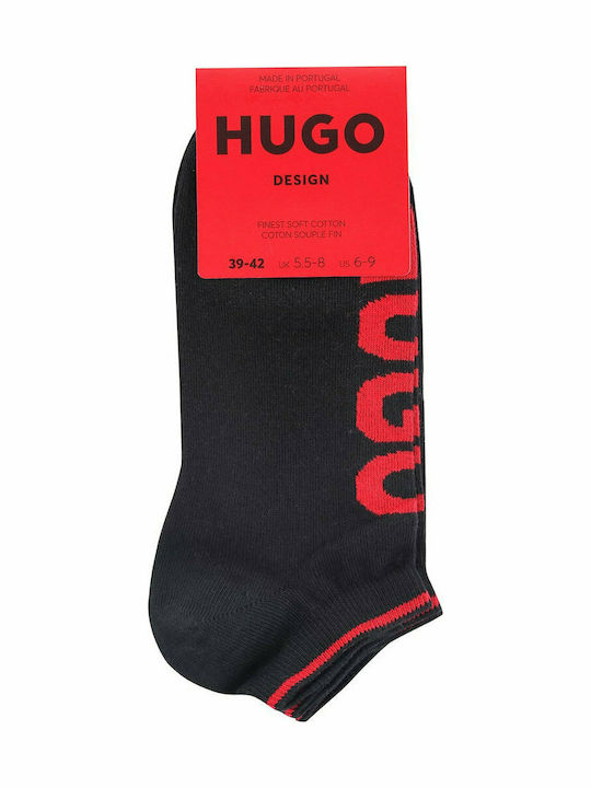 Hugo Bărbați Șosete Uni Negre 2Pachet
