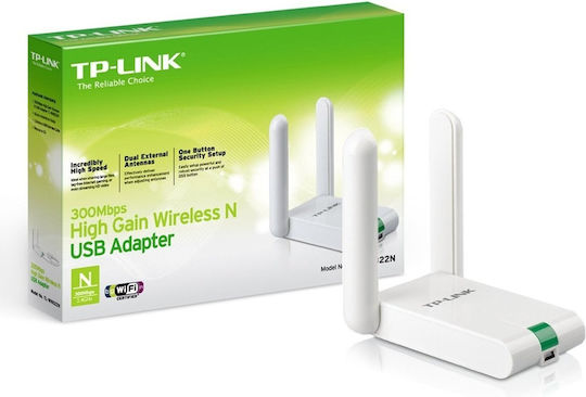TP-LINK TL-WN822N USB Netzwerkadapter mit Drahtloser Verbindung Wi-Fi 300Mbps Netzwerkversion v4