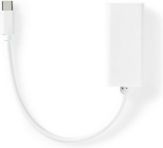 Nedis CCGT64951WT02 Αντάπτορας Δικτύου USB-C με Ενσύρματη Σύνδεση Ethernet