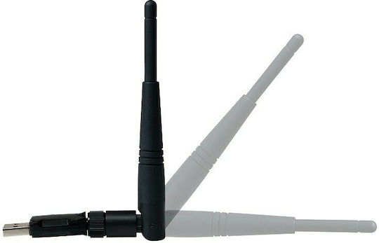 LogiLink WL0238 Αντάπτορας Δικτύου USB με Ασύρματη Σύνδεση Wi-Fi 433Mbps και Αποσπώμενη Κεραία