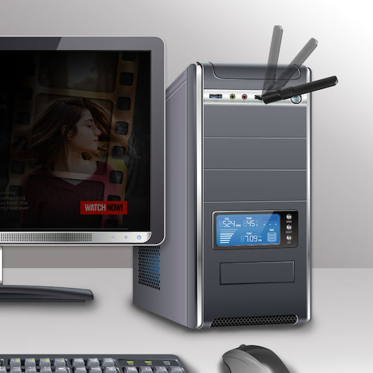 Edimax EW-7822UAD Αντάπτορας Δικτύου USB με Ενσύρματη Σύνδεση Ethernet