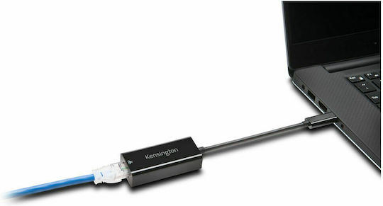 Kensington K33475WW USB-C Network Adapter with Wired Gigabit Ethernet Connection