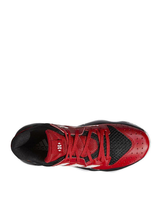 Harden Stepback Low Basketball Shoes Core Black / Scarlet / Cloud White