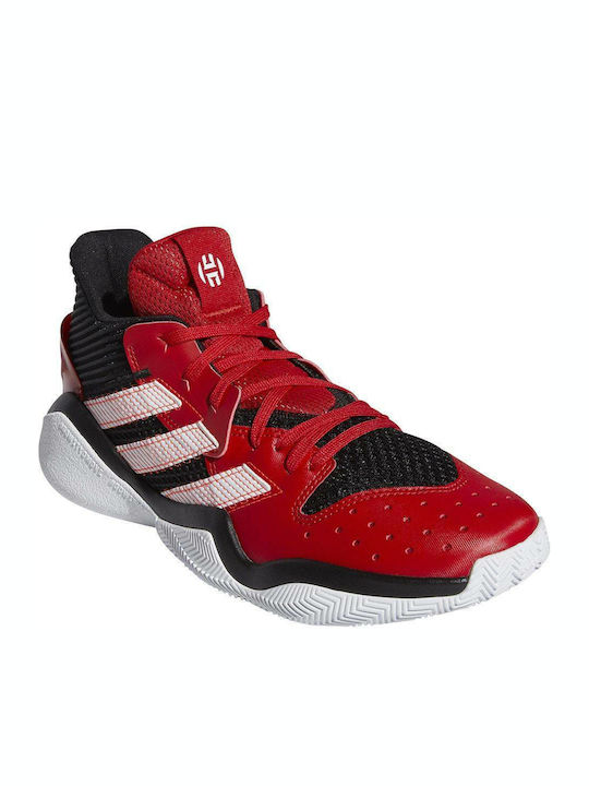 Harden Stepback Low Basketball Shoes Core Black / Scarlet / Cloud White