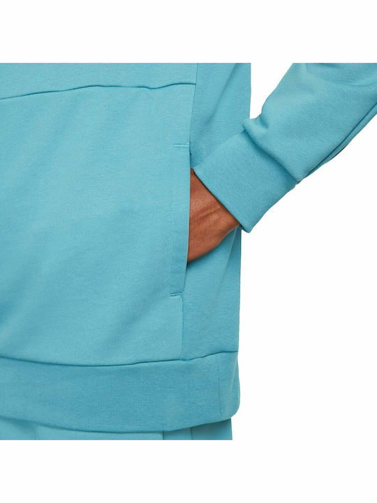 Sweatshirt mit Kapuze Hellblau