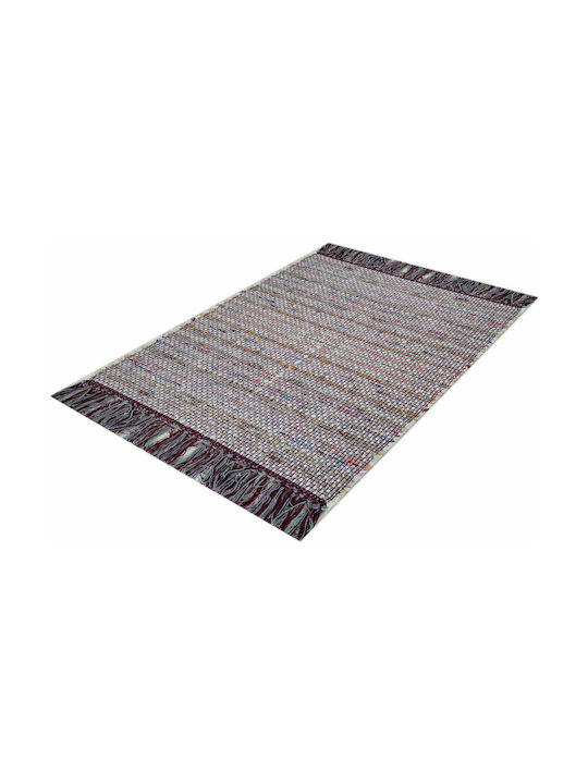 Tzikas Carpets 30150-050 Rug Outdoor Rectangular with Fringes Boho - Purple