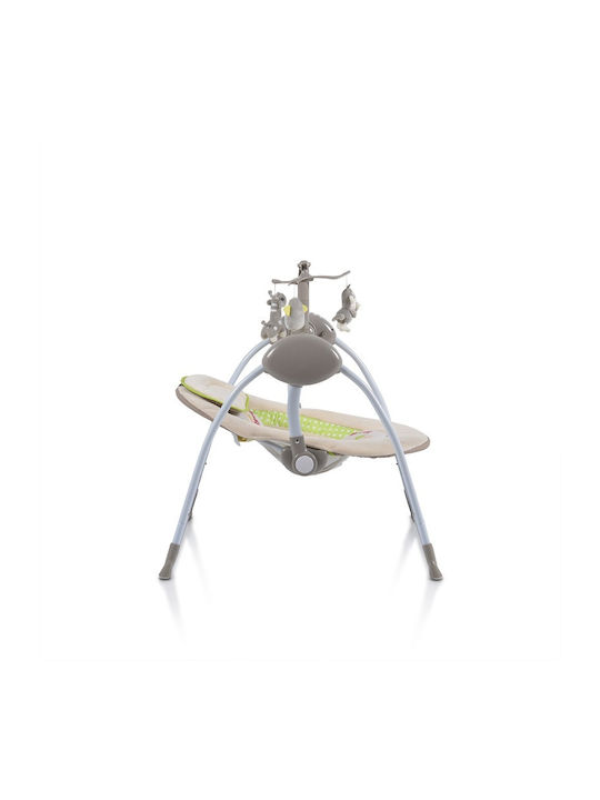 Cangaroo Electric Baby Relax Swing Swing Plus with Music Cappuccino for Child up to 9kg