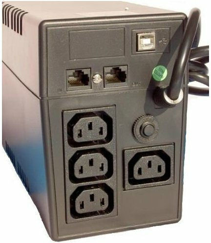 Orvaldi VPS 600 UPS Line-Interactive 600VA 360W με 4 IEC Πρίζες