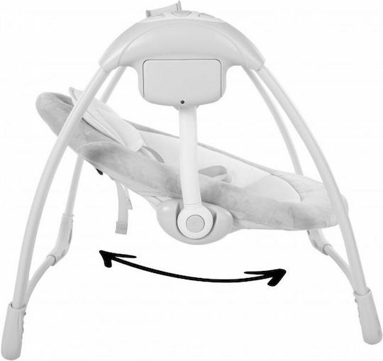 Bo Jungle Electric Baby Relax Swing B-Portable with Music Dolphy Grey for Child up to 9kg